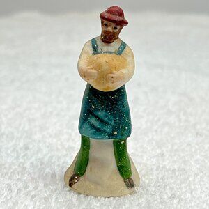 Dept 56 Shopkeepers - Vegetable  Vendor - Dickens Village Loose Figurine 1987
